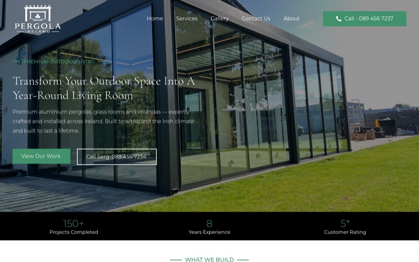Pergola Ireland screenshot